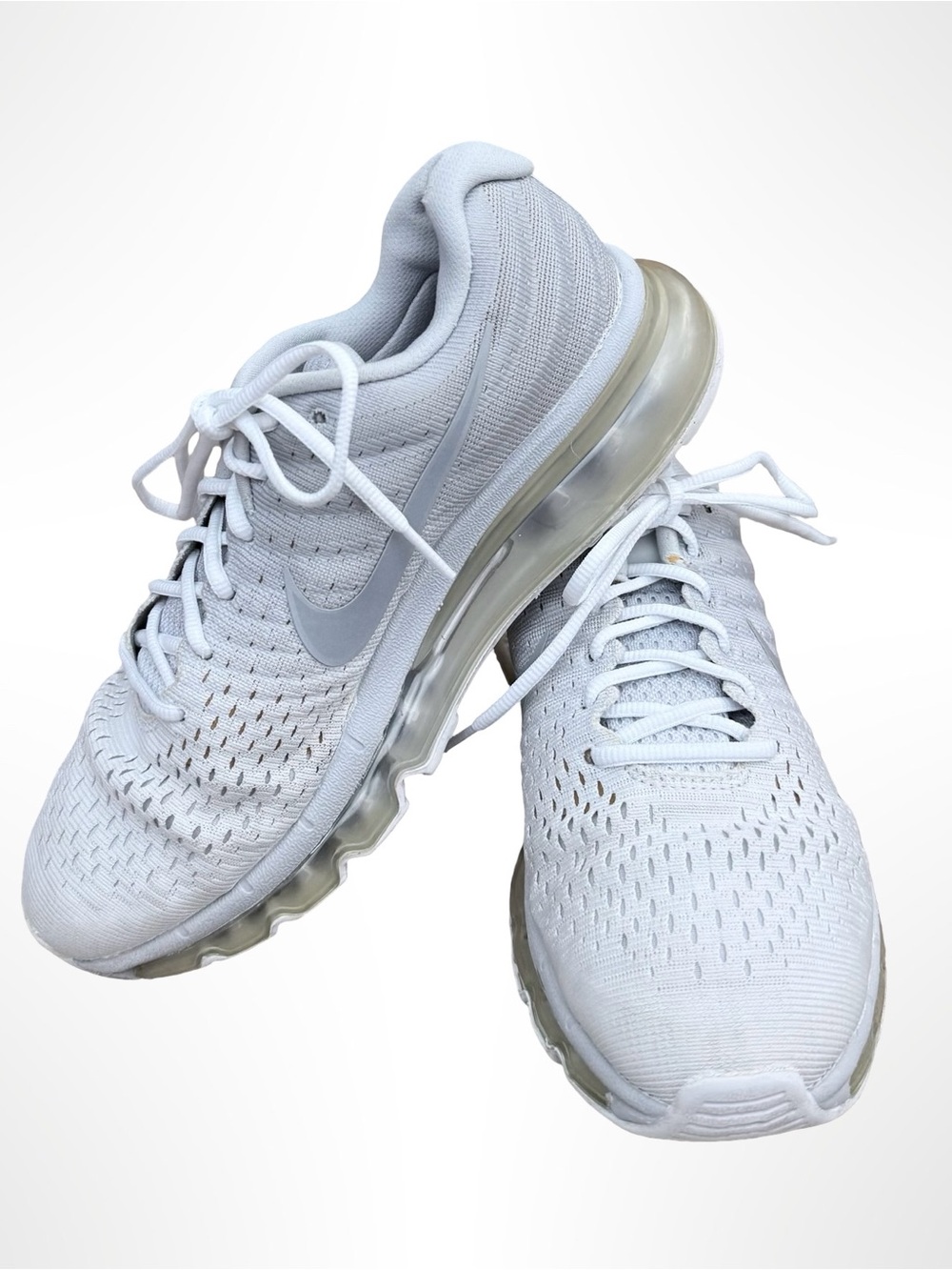 Nike Air Max Women's 8.5 Athletic Sneakers Pure Platinum Wolf Grey 849560-009